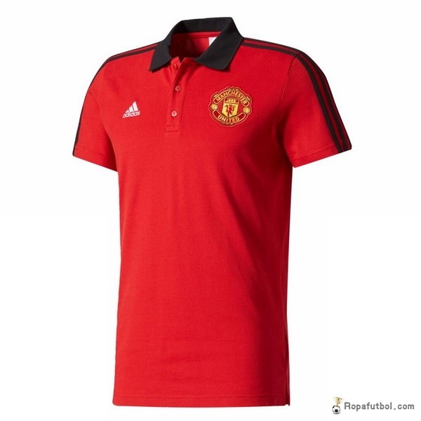 Polo Manchester United 2017/18 Rojo Negro